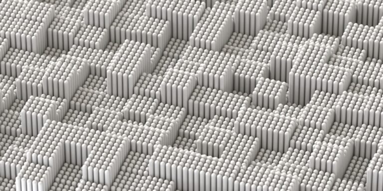 white concrete blocks on white concrete floor