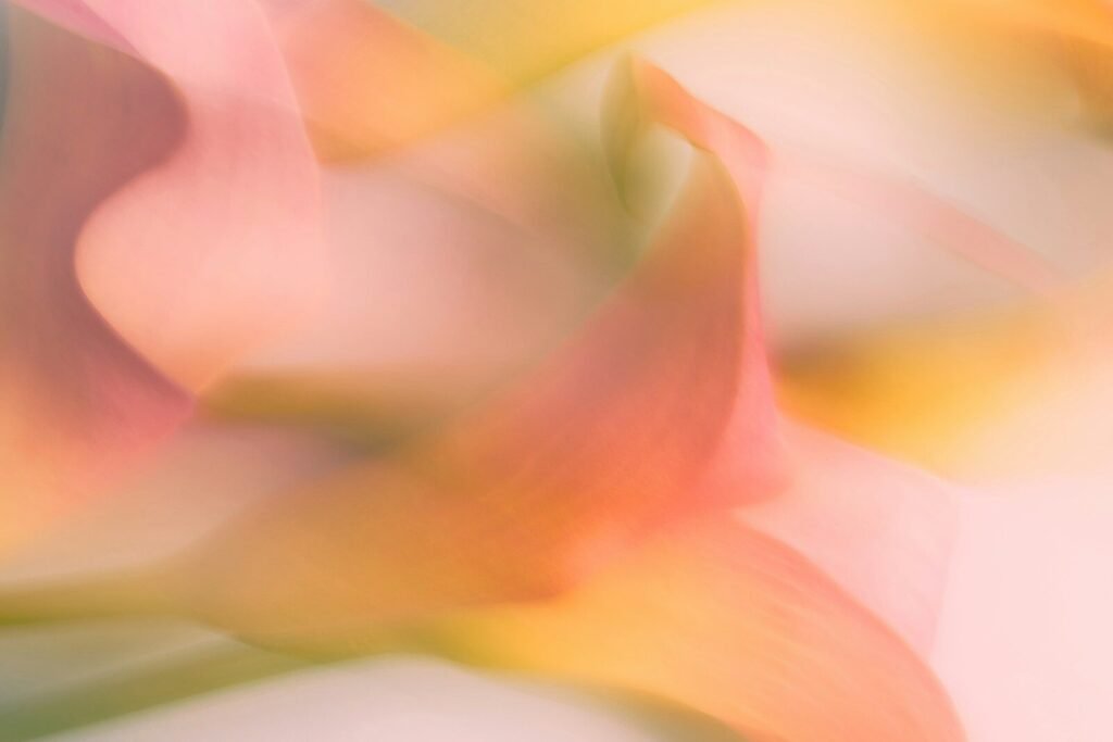 Abstract pastel colors with gentle motion blur